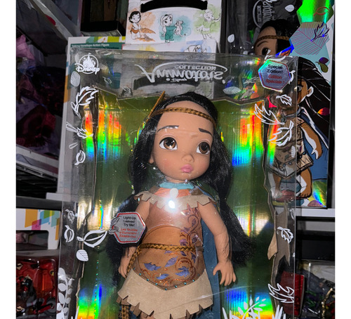 Pocahontas Animator Edición Especial Disney Store Con Luz