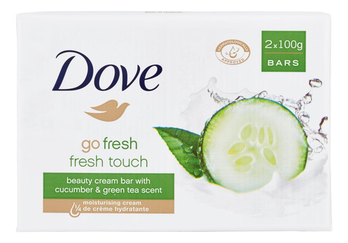 Dove:go Fresh Fresh Touch Beauty Cream Bar Com Aroma De Pepi