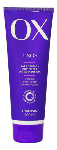 Kit Ox Shampoo E Condicionador Lisos Duradouro 200ml