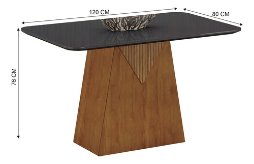 Juego de mesa de comedor de 120 cm con 4 sillas Stela Wt