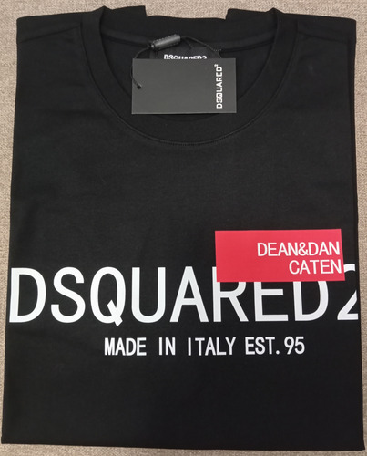 Playera De Hombre Dsquared2 Negra