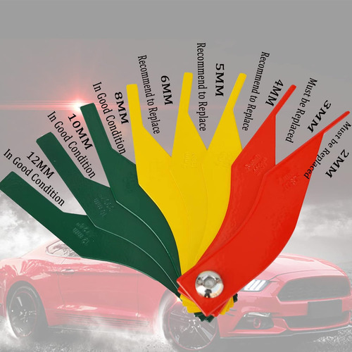 Medidor De Espesor De Forro De Freno De Automóvil 8 En 1 Her