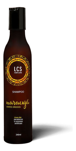  Shampoo Maracujá Lcs Para Cabelos Oleosos 240ml Lcs