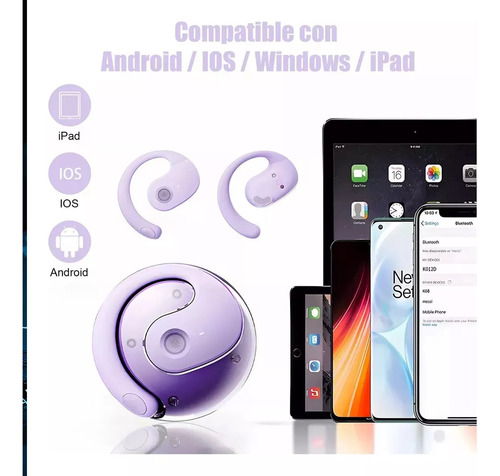 Audífonos Inalámbricos Other Bluetooth Headset 1 Par
