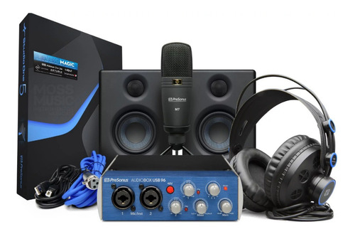 Kit Interface Presonus Audiobox 96 Ultimate Novo Lacrado Nf