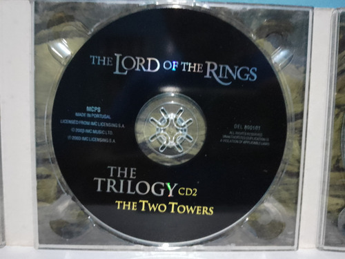 Cd The Lord Of Rings , The Trilogy (imp,3 Cds) (Usado)