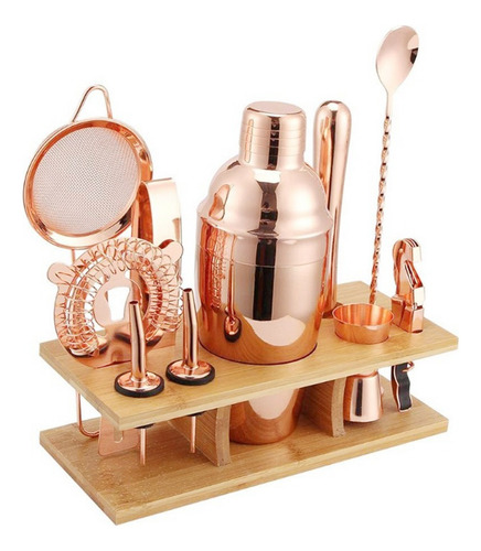 Bartender Cocktail Shaker Making Kit 11 Piezas, Accesorios