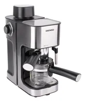 Comprar Cafetera Daewoo Des-485 Máquina Para Espresso O Capuchino Color Plateado