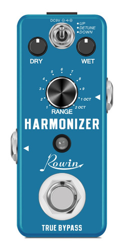 Rowin Lef-3807 Pedal Harmonizador De Guitarra Efeito De Pitc