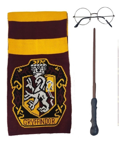 Kit Harry Potter (bufanda, Varita, Gafas)