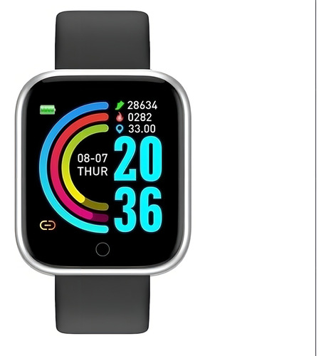Relogio Smartwatch Inteligente D20 Foto Bluetooth