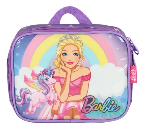 Lancheira Barbie Lilas Volta As Aulas Luxcel