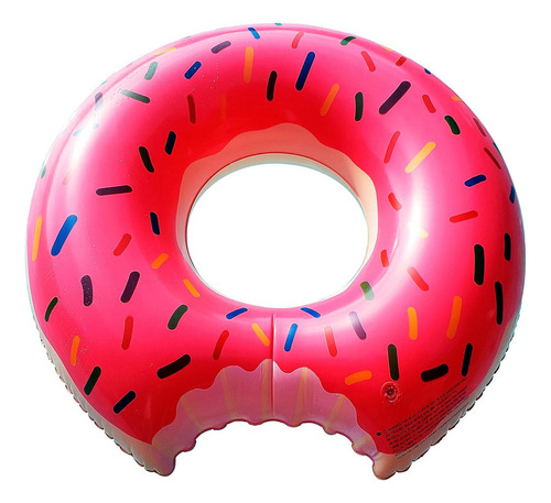 Flotador Inflable Dona Chips Piscina 70cm Colores
