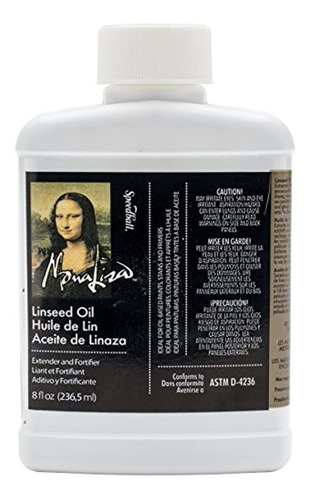 Aceite De Linaza De 8 Onzas Speedball Mona Lisa