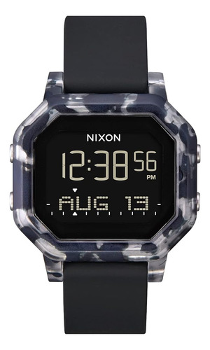 Nixon Siren A1210 - Tortuga Negra - 100m Reloj Deportivo Dig