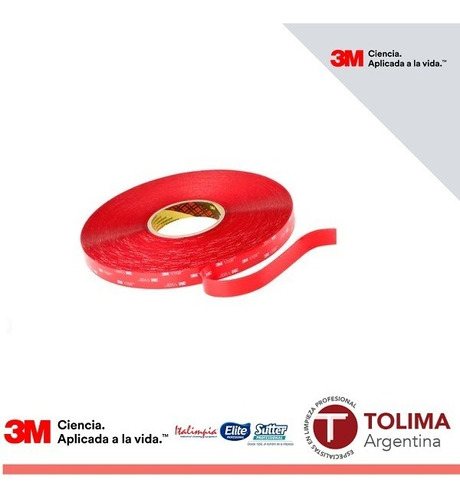 3m Cinta 4910 Vhb Transparente 12mm X 33mts Tolima Argentina