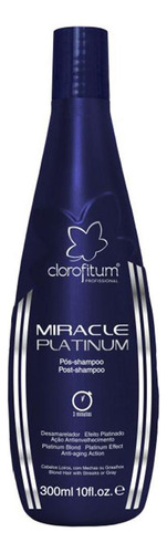 Pós Shampoo Miracle Platinum Clorofitum 300ml
