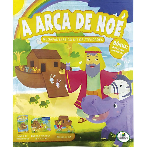 Megafantástico Kit de Atividades: A Arca de Noé, de The Clever Factory, Inc.. Editora Todolivro Distribuidora Ltda. em português, 2019