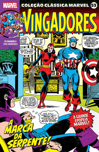 Coleção Clássica Marvel Vol. 53 - Vingadores 06, De Jack Kirby. Editora Panini, Capa Mole Em Português