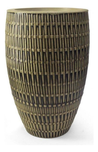 Vaso Bambu Oval 45 Envelhecido Nutriplan