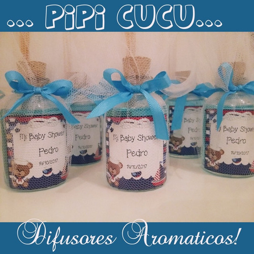 10 Difusores Aromaticos 100cc Con Tul Personalizados