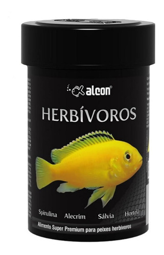 Alcon Ração Super Premium Para Peixes Herbívoros 140g