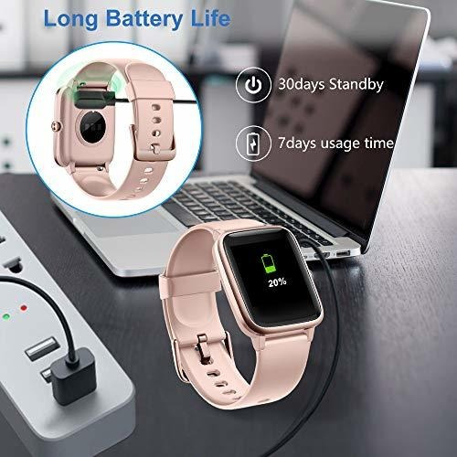 Reloj Inteligente Para Teléfonos iPhone Rosado