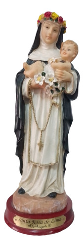 Estatuilla Santa Rosa De Lima Di Angelo Excelente Estado (Usado)