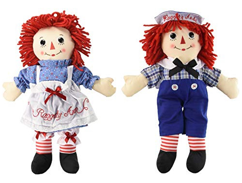 Bundle Of 2 Aurora Dolls - Grandes 16' Classic Raggedy Ann Y