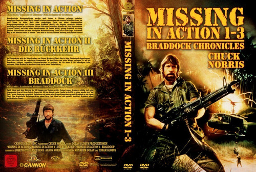 3 Dvds Bradock 1 Ao 3 Chuck Norris - Dublado Em Português