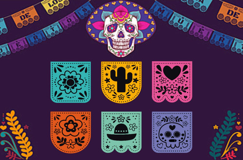 Vectores Papel Picado Para Corte Laser O Ploter De Corte