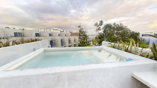 Departamento Ve El Tour Virtual Con Alberca Privada En Región 15 Tulum (967)
