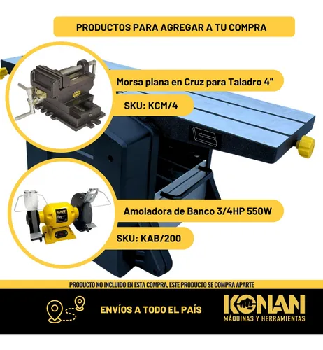 Cepilladora Garlopa Rebajadora Mesa Banco Madera 1500w Konan