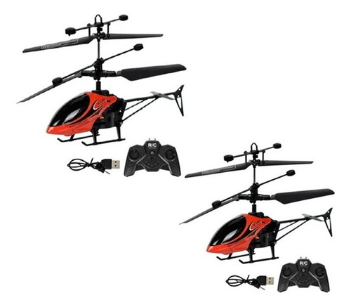 2pcsboy Con Helicóptero Rc Avión Rc Juguetey