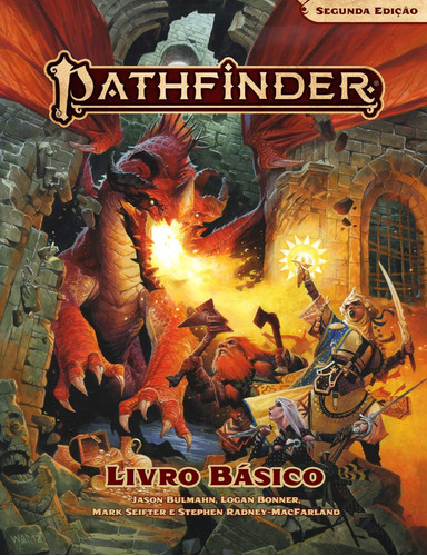 Pathfinder: Livro Básico, de Bonner, Logan. Série Pathfinder Fraternidade Editora Ltda - ME,Paizo, capa dura, edição 2 em português, 2020