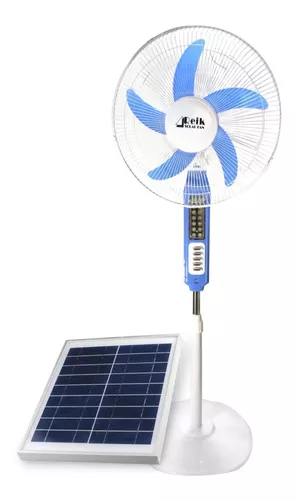 Ventilador de energía solar de 12V 3 velocidad de 16 pulgadas