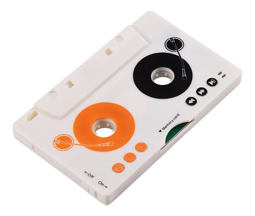 Adaptador Audio Cassette Sd Mmc Reproductor Mp3 Vehiculo Qh