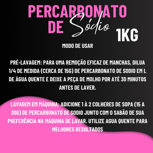 Kit 2 Tira Manchas Com Percarbonato