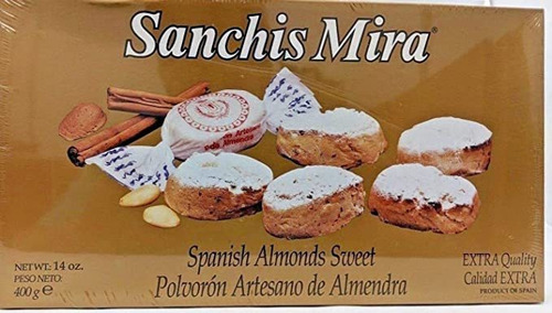 Sanchis Mira Español Almendras Dulces (polvorón Artesano De