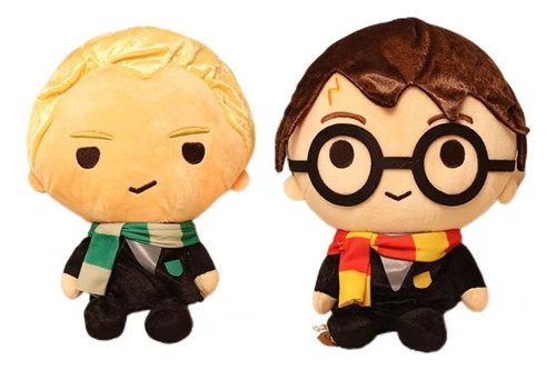 2pcs Personajes De Harry Potter Peluches Muñecas Trapo 30cm