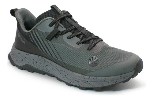 Zapatillas Kioshi Oriental Negro Gris Adultos Teens