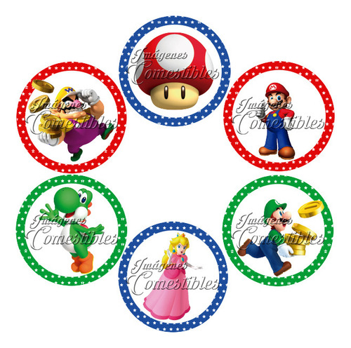 6 Obleas De Tamarindo Enchilado Mario Bros 1