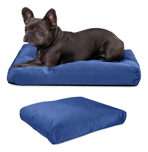 Cama Puff Rectangular Mascotas Perro Raza Mediana