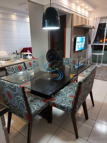 Imagem 1 de 25 de Apartamento Frente Mar 2 Dorms Caiçara Praia Grande - V3349