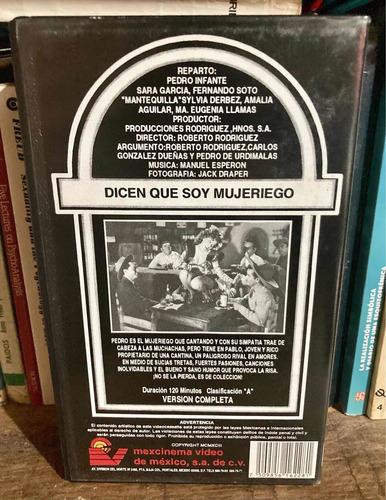 Película Vhs Pedro Infante - Dicen Que Soy Mujeriego. 1949