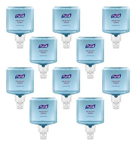Jabón Espuma Suave Para Manos 10 Pack Es6 Purell Consumibles