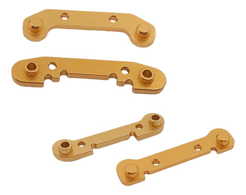 4 Piezas Mejora Metal Reforzado Brazo Oscilante Rc Coche Oro