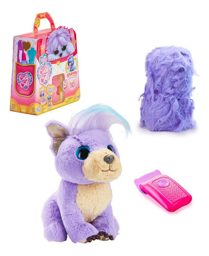 Peluche Rescatame Scruff A Luvs Cutie Cuts Shafe - Morado Color Multicolor