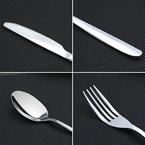 Juego Cubiertos Acero Inoxidable 80 Pzas. - Servicio Para 16