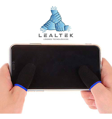 Imagen 3 de 6 de Fundas Guantes Dedos Pulgares Gamer Anti Sudor Para Jugar